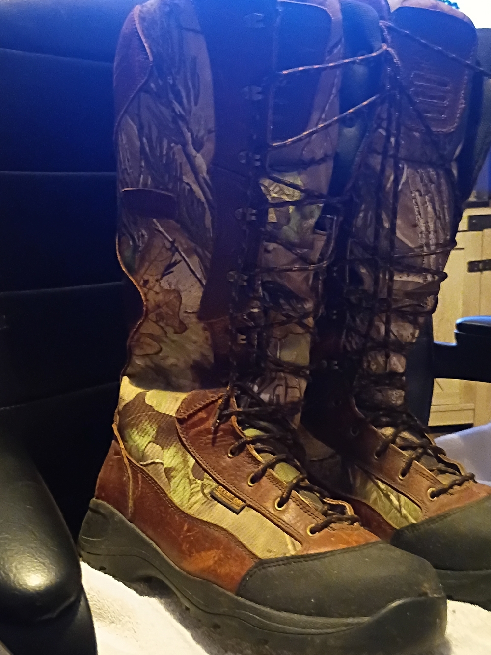 LaCrosse Men's Brown Camouflage Hunting Boots - Picture 2 of 8